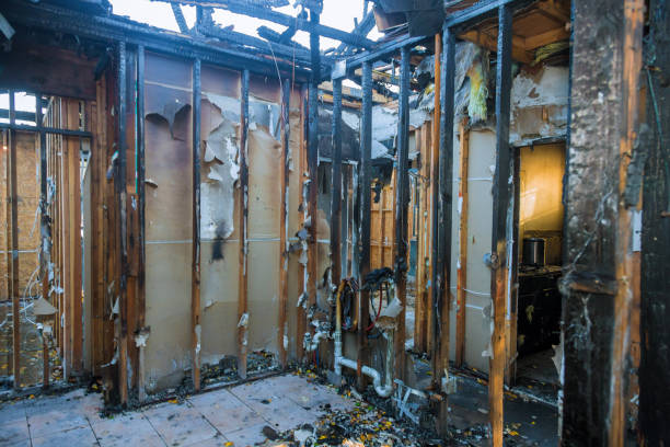 Professional Fire Damage Removal technician working in Centreville, VA